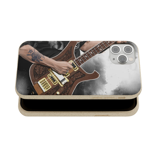 Lemmy's Bass Guitar Art On Biodegradable Phone Cases