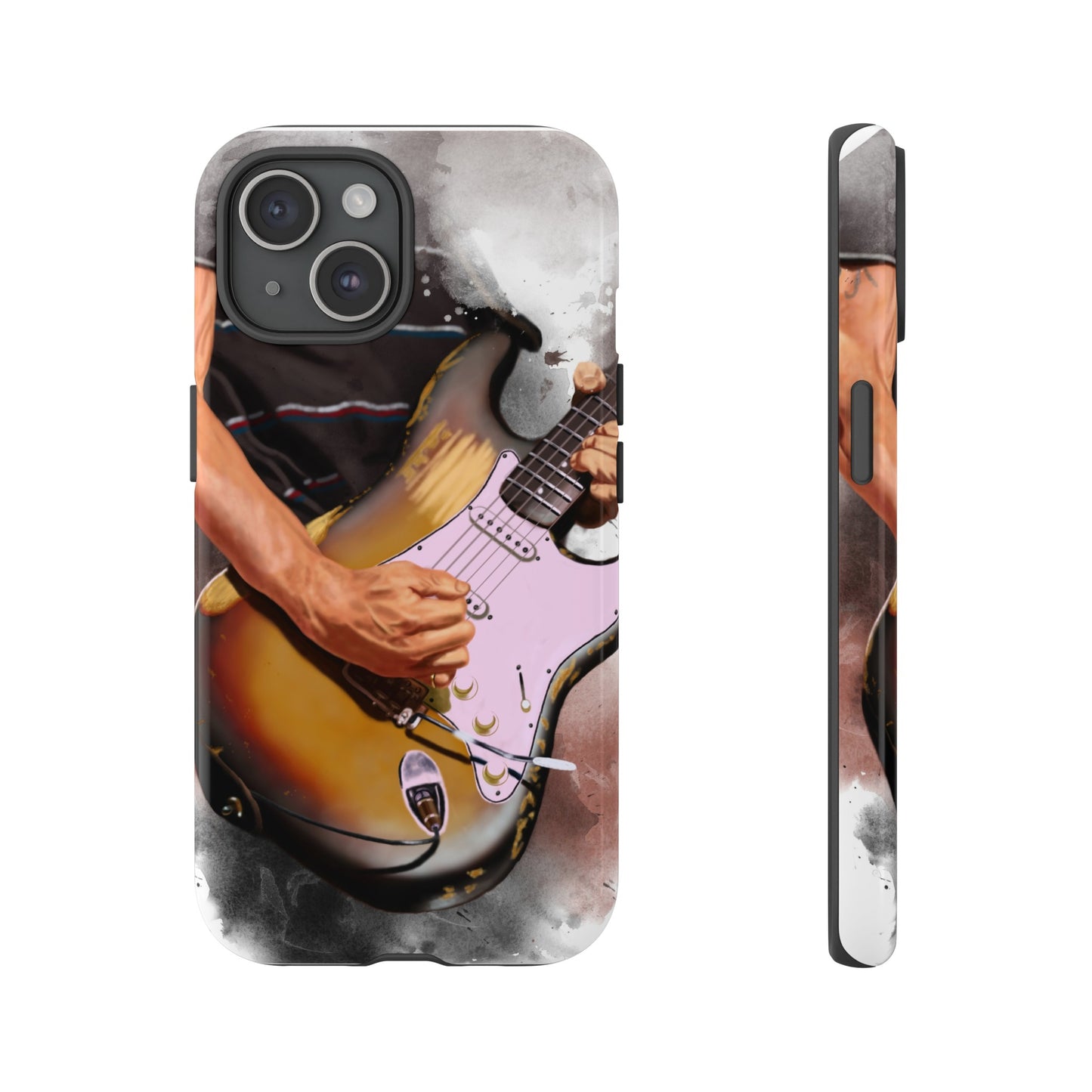 John's Vintage Guitar Art On Tough Phone Cases