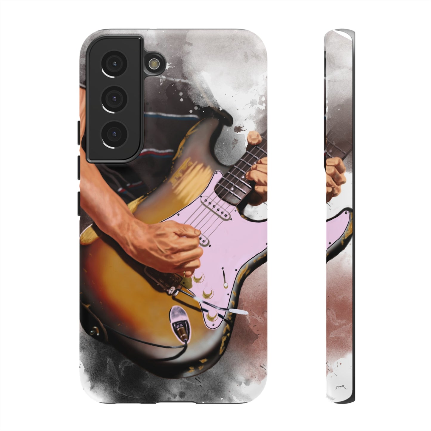 John's Vintage Guitar Art On Tough Phone Cases