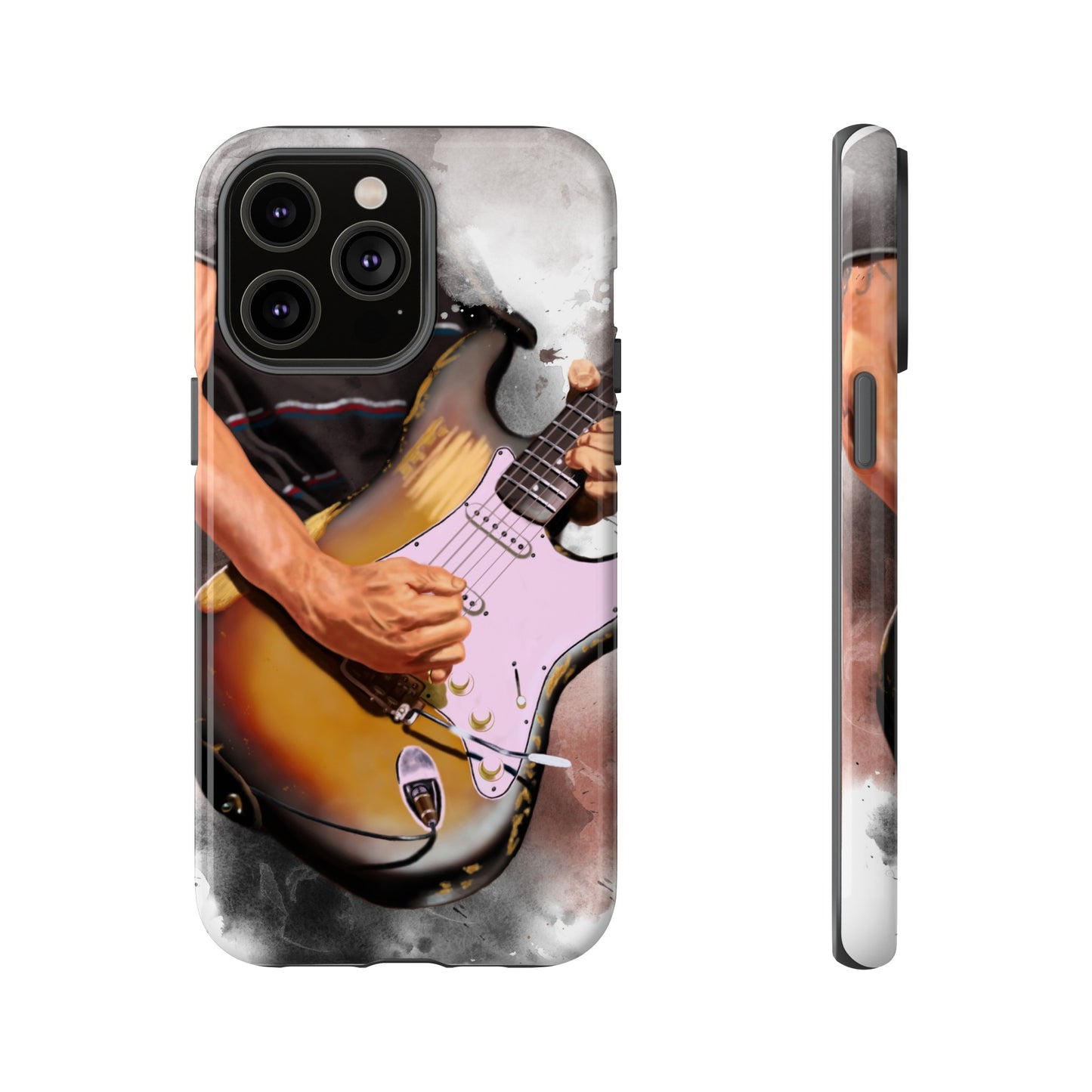 John's Vintage Guitar Art On Tough Phone Cases