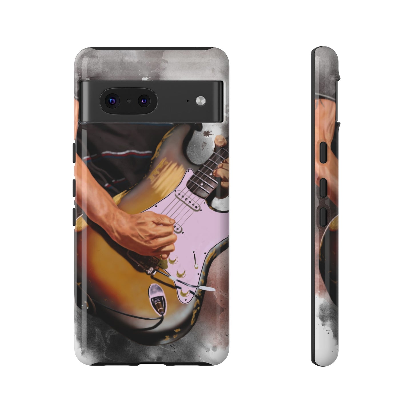 John's Vintage Guitar Art On Tough Phone Cases