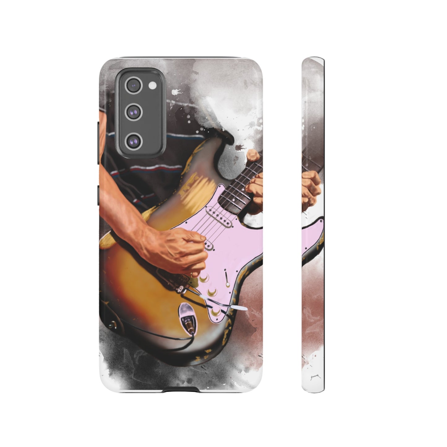 John's Vintage Guitar Art On Tough Phone Cases