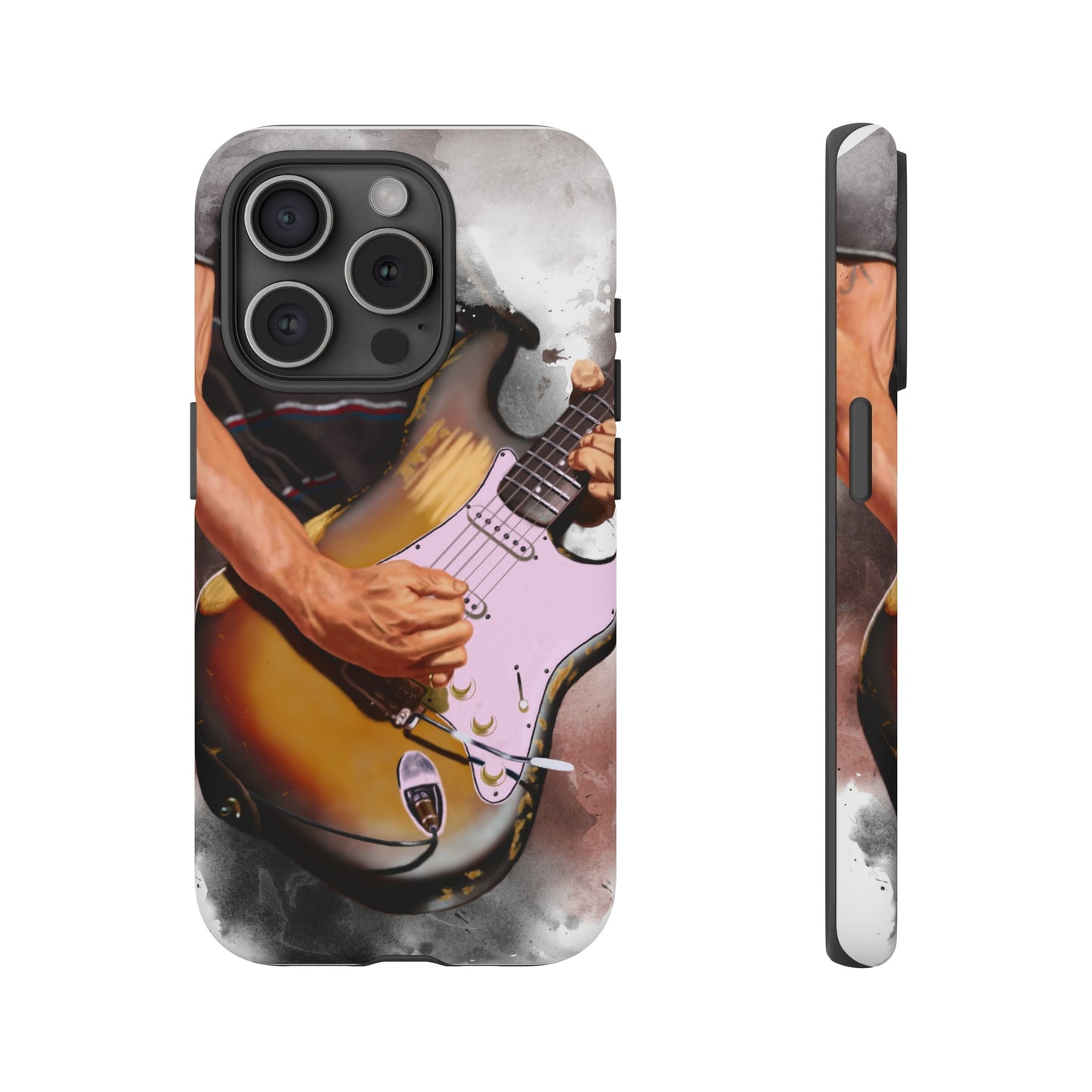 John's Vintage Guitar Art On Tough Phone Cases