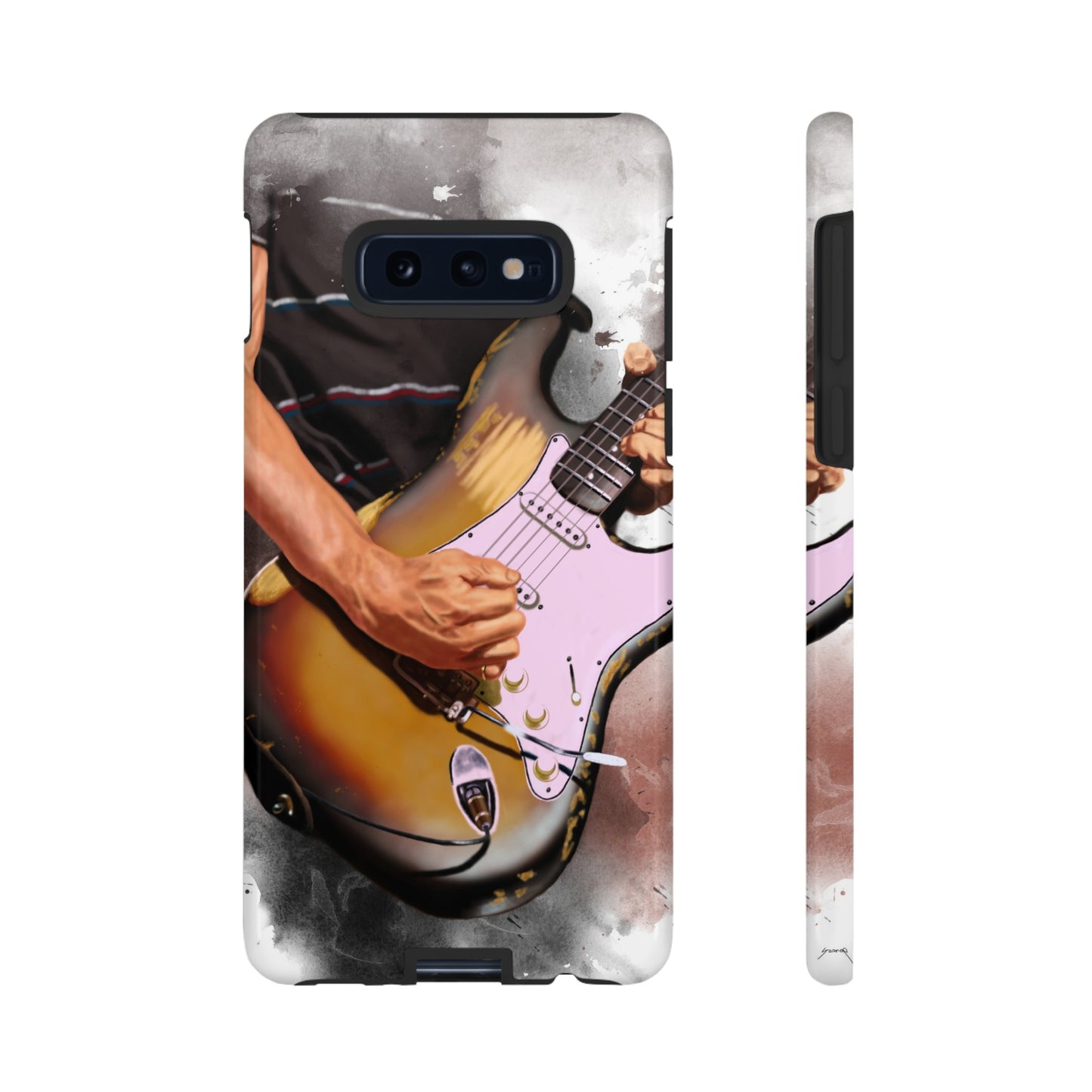 John's Vintage Guitar Art On Tough Phone Cases