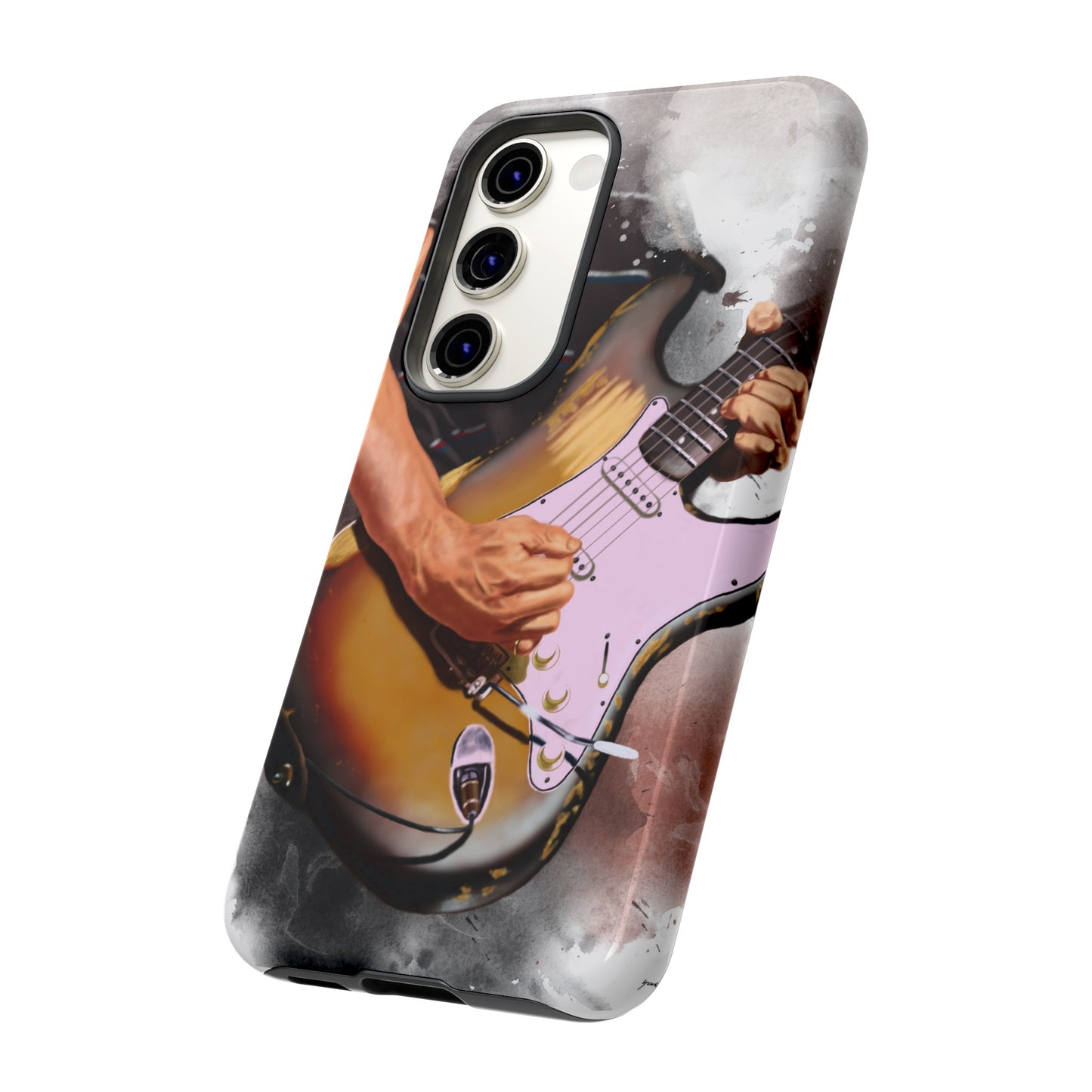 John's Vintage Guitar Art On Tough Phone Cases