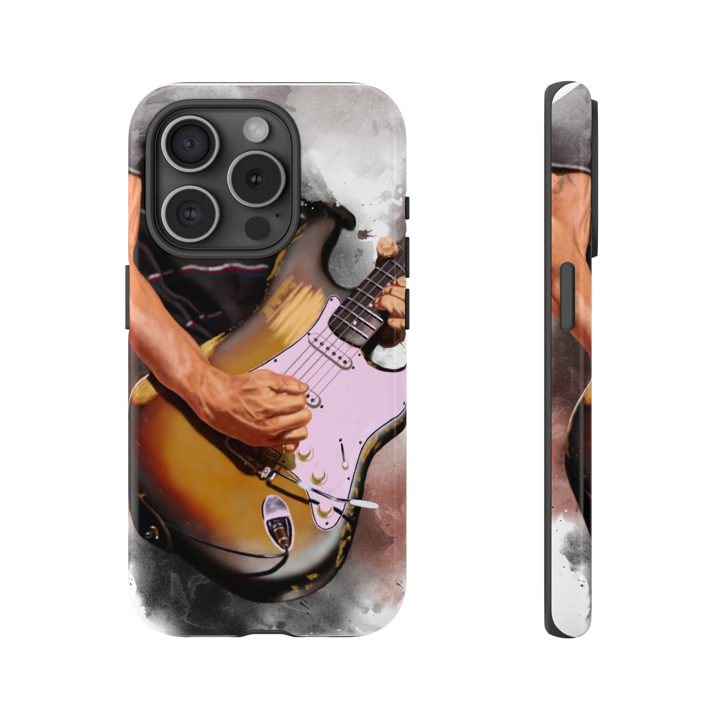 John's Vintage Guitar Art On Tough Phone Cases