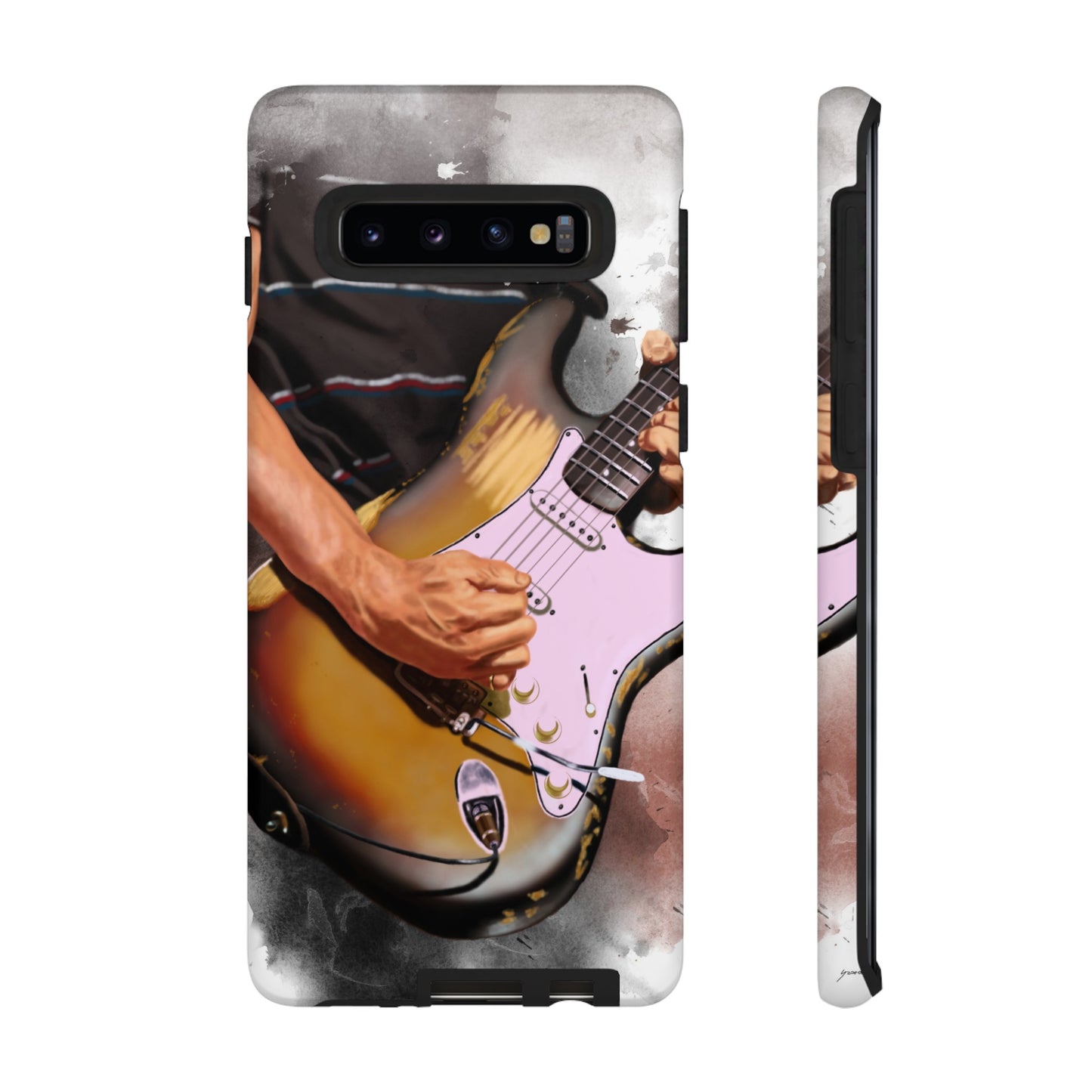 John's Vintage Guitar Art On Tough Phone Cases