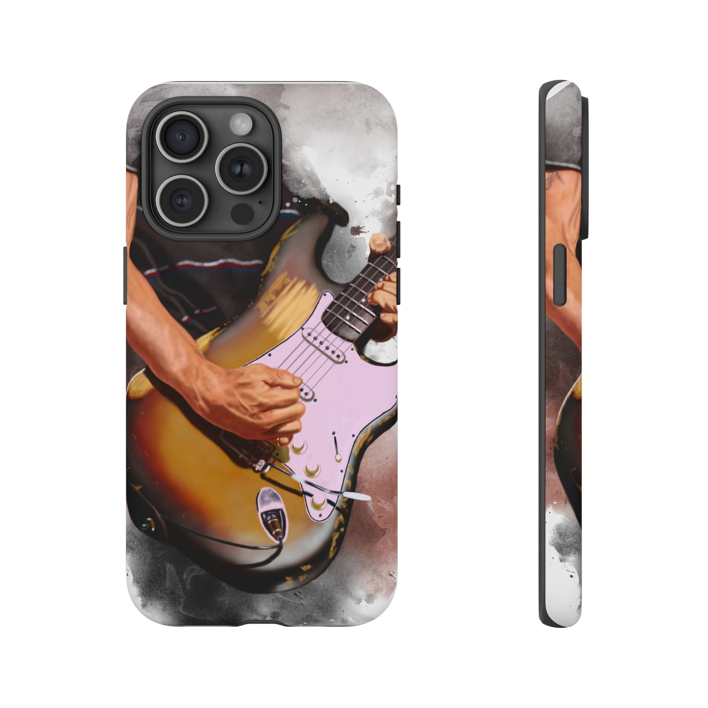 John's Vintage Guitar Art On Tough Phone Cases