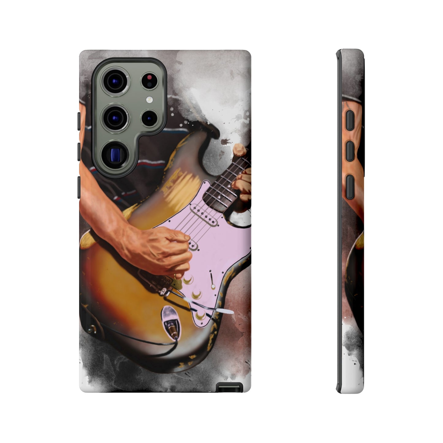 John's Vintage Guitar Art On Tough Phone Cases