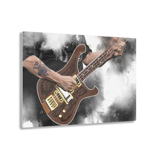 Limited 50! Lemmy's Electric Bass Guitar Acrylic Prints 18x12"